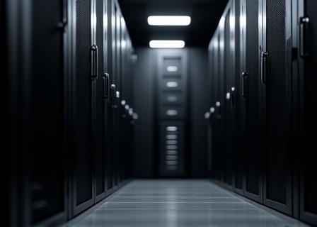 Standard enterprise server racks ready for transport