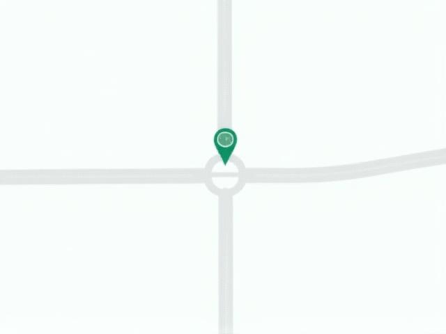 Static map view of Denver warehouse location near I-70